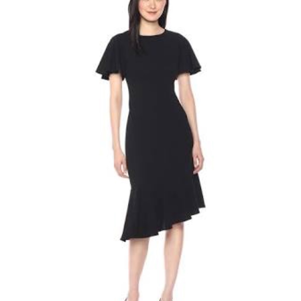 Calvin Klein Asymmetrical Midi Dress